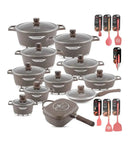 Conjunto de Panelas de Cerâmica Antiaderentes - 11 PEÇAS