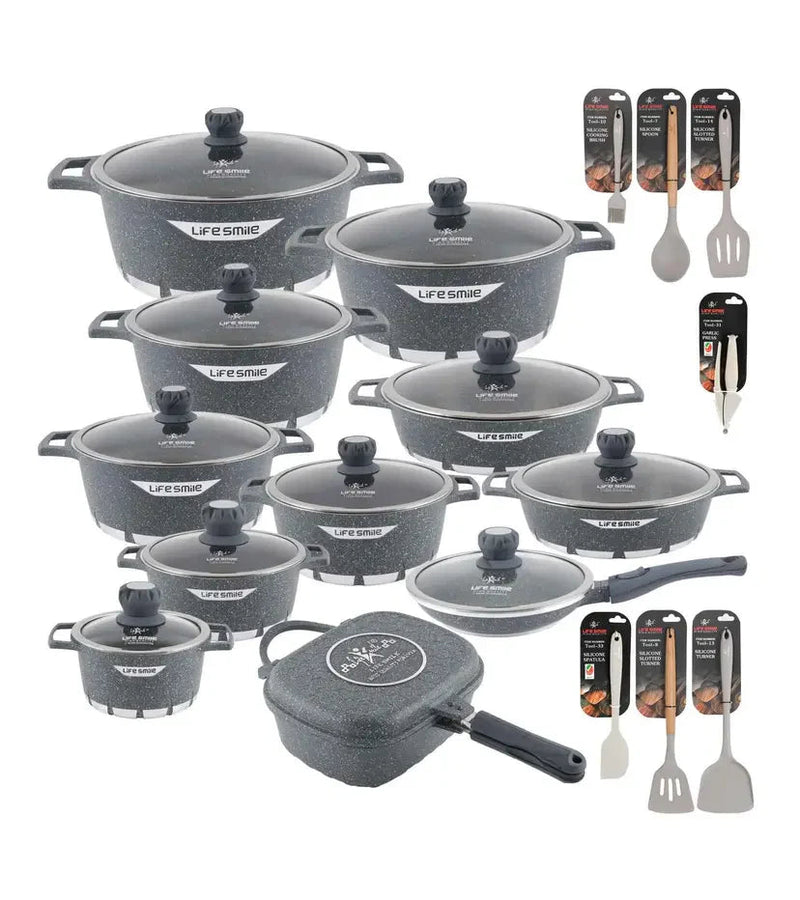 Conjunto de Panelas de Cerâmica Antiaderentes - 11 PEÇAS